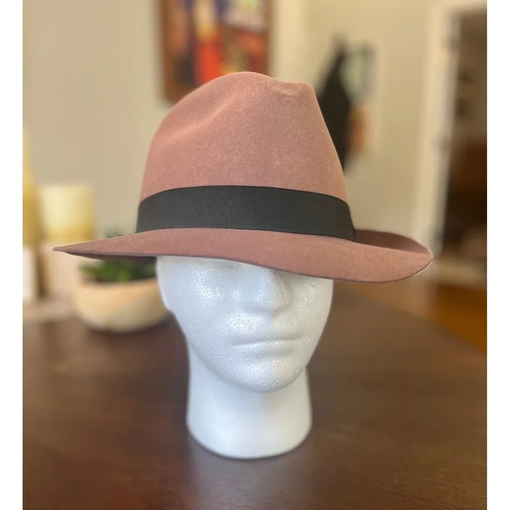 Country Gentleman Fedora Mens Medium Brown Excellent Dynafelt Wool Vintage Hat
